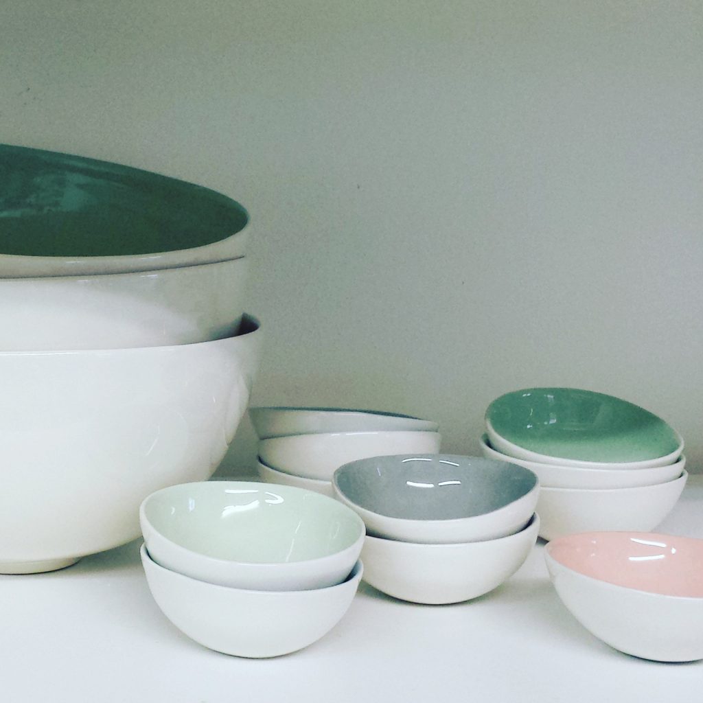 Large and small bowls